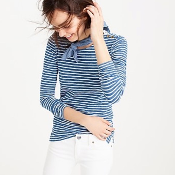 J.Crew Striped Painters tee - Picture 2 of 7
